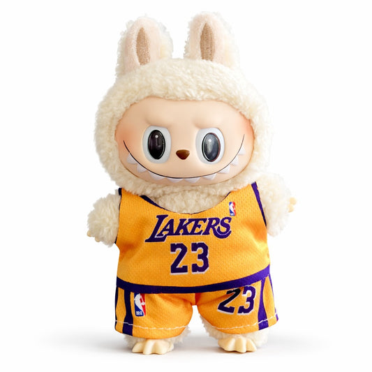 Yellow & Purple Basketball Jersey Doll Outfit Set